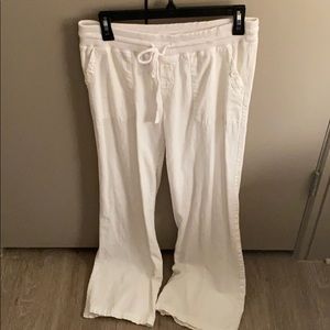 White Linen Pants